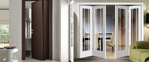Складные двери – как их выбрать и как их установить?